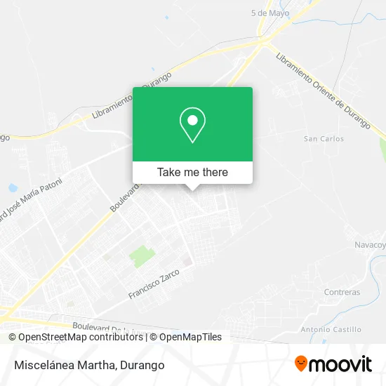 Miscelánea Martha map