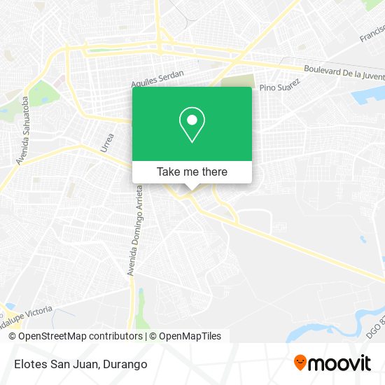 Elotes San Juan map