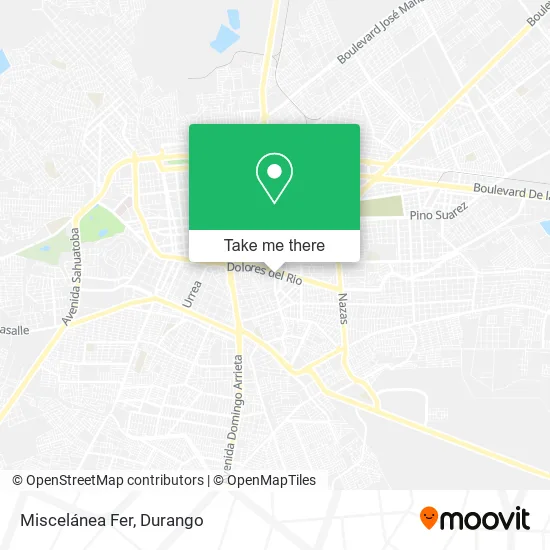 Mapa de Miscelánea Fer