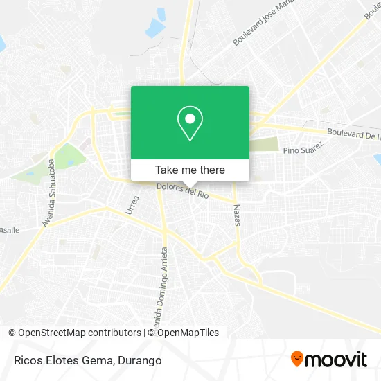 Mapa de Ricos Elotes Gema