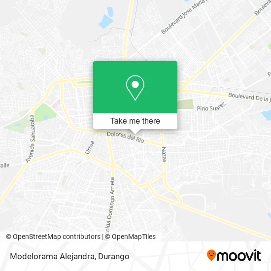 Modelorama Alejandra map