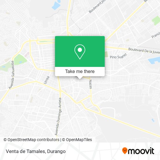 Venta de Tamales map