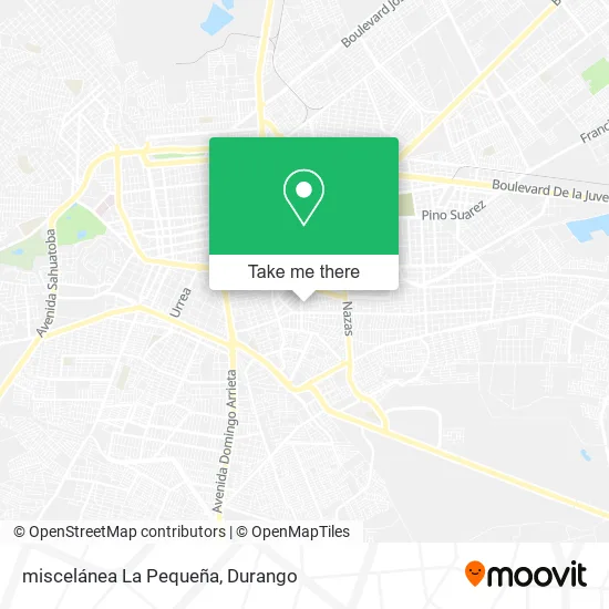 Mapa de miscelánea La Pequeña