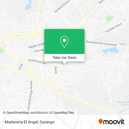 Mapa de Madereria El Angel