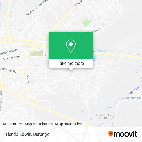 Mapa de Tienda Edwin