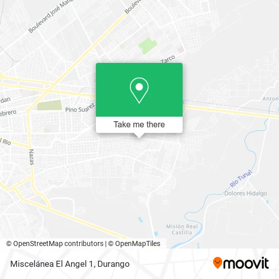Miscelánea El Angel 1 map