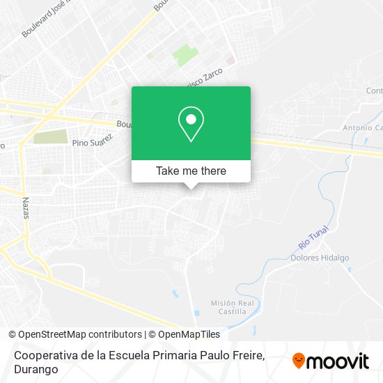 Cooperativa de la Escuela Primaria Paulo Freire map