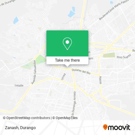 Mapa de Zanash