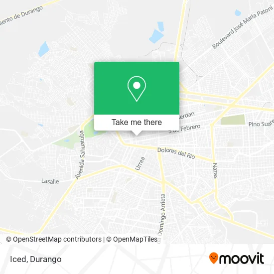 Iced map