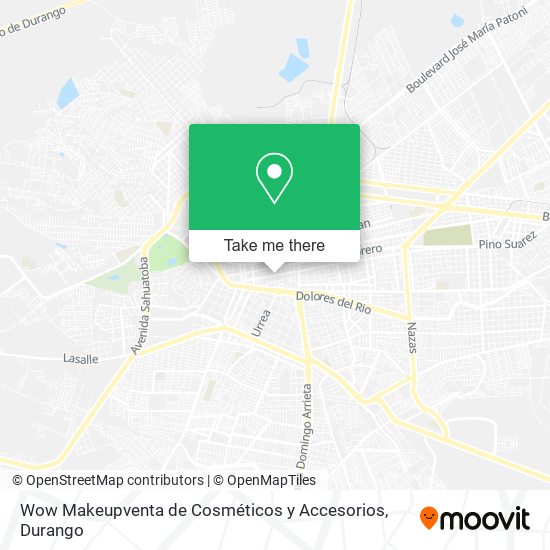 Wow Makeupventa de Cosméticos y Accesorios map