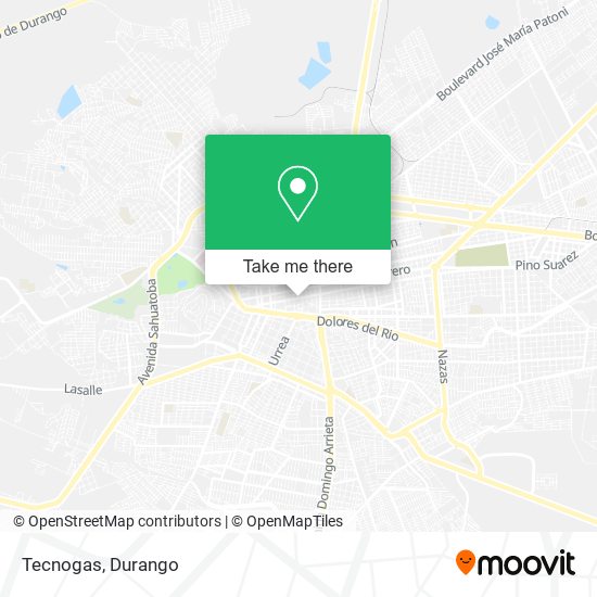 Tecnogas map