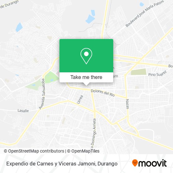 Expendio de Carnes y Viceras Jamoni map