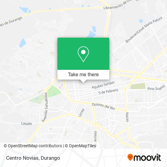 Centro Novias map