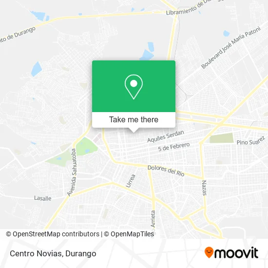 Centro Novias map