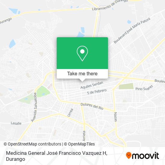Medicina General José Francisco Vazquez H map