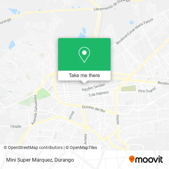 Mini Super Márquez map