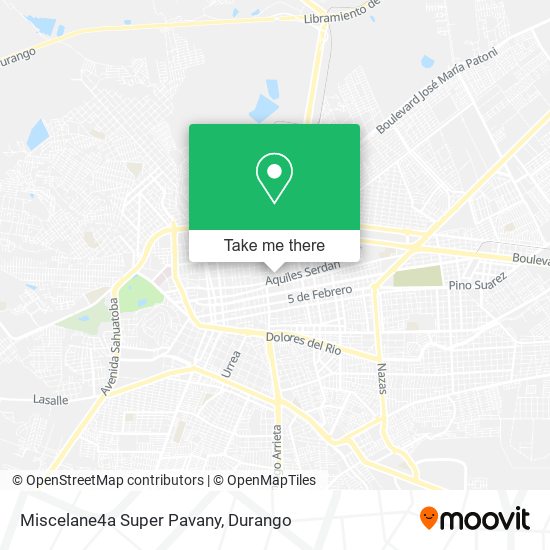 Mapa de Miscelane4a Super Pavany