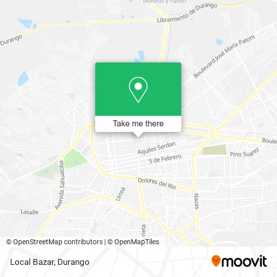 Local Bazar map