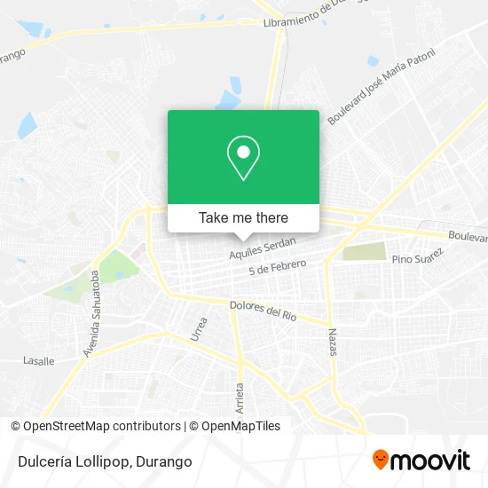 Mapa de Dulcería Lollipop