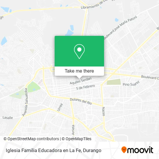 Iglesia Familia Educadora en La Fe map