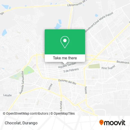 Chocolat map