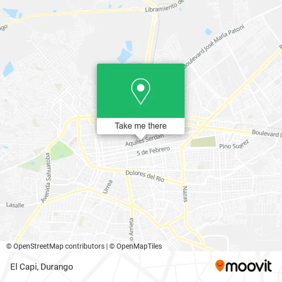 El Capi map