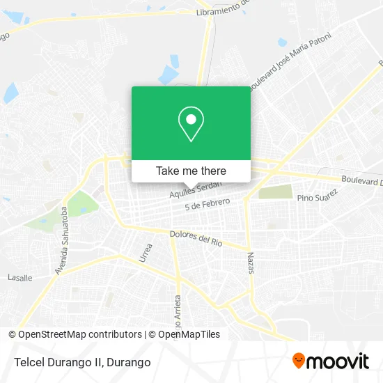 Telcel Durango II map