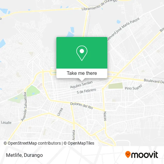 Mapa de Metlife