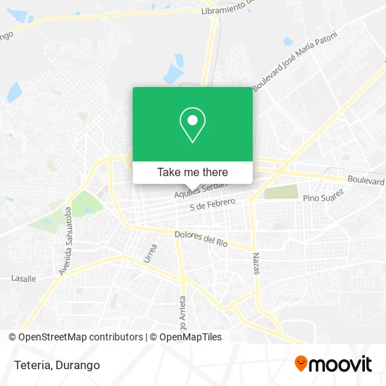 Teteria map