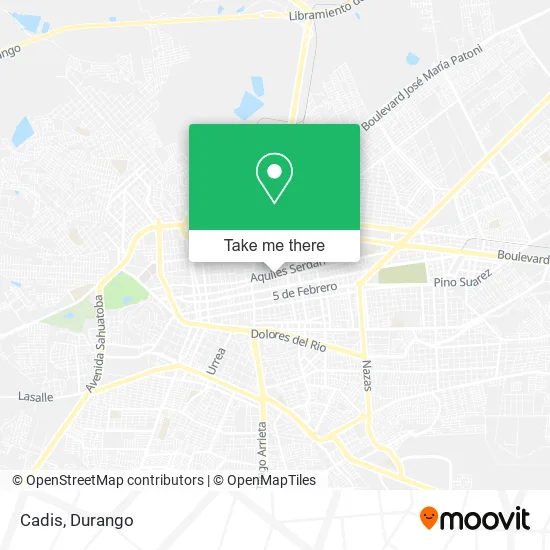 Mapa de Cadis