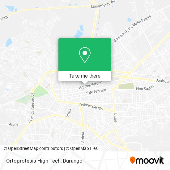 Ortoprotesis High Tech map
