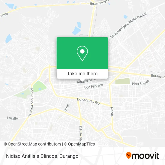 Mapa de Nidiac Análisis Clincos