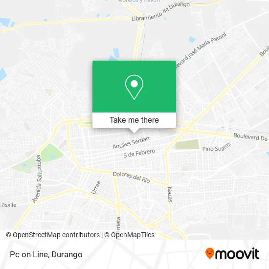 Pc on Line map