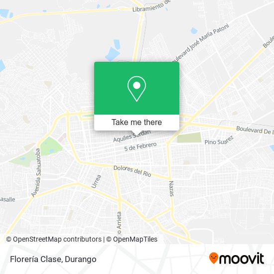 Mapa de Florería Clase
