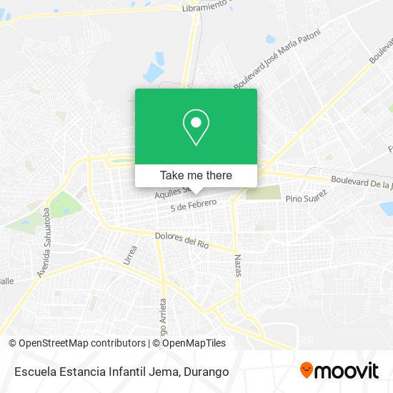 Escuela Estancia Infantil Jema map