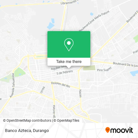 Mapa de Banco Azteca