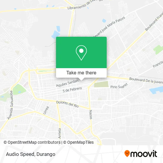 Audio Speed map