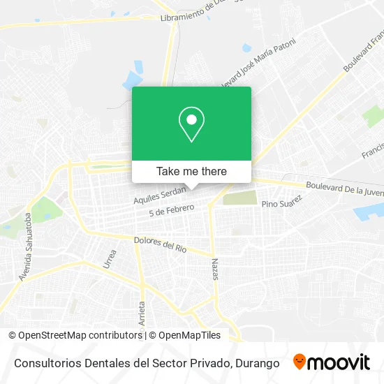 Mapa de Consultorios Dentales del Sector Privado