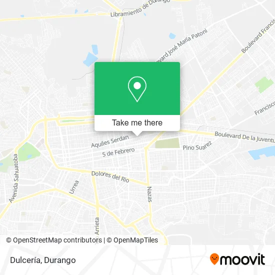 Mapa de Dulcería