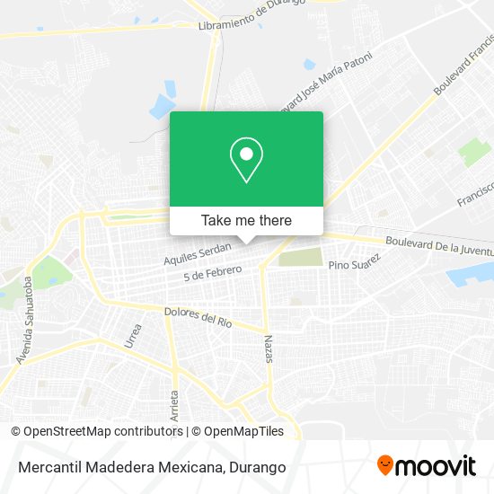 Mercantil Madedera Mexicana map
