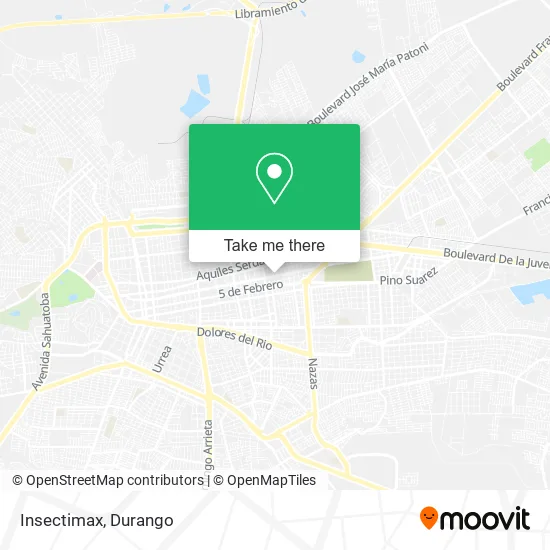 Insectimax map