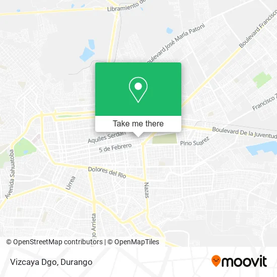 Mapa de Vizcaya Dgo