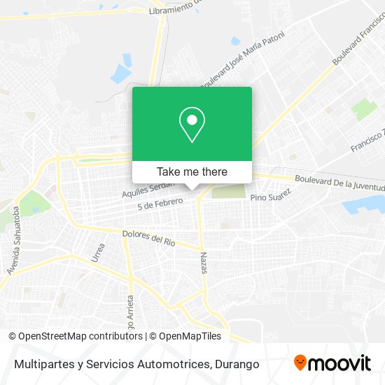 Mapa de Multipartes y Servicios Automotrices