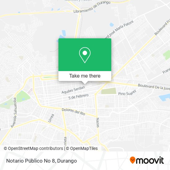 Notario Público No 8 map