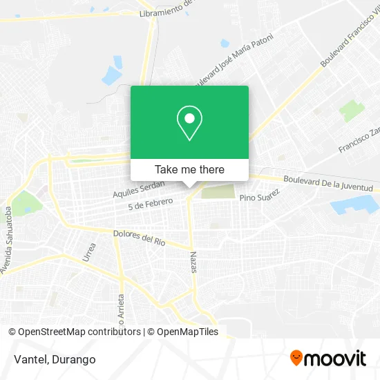 Vantel map