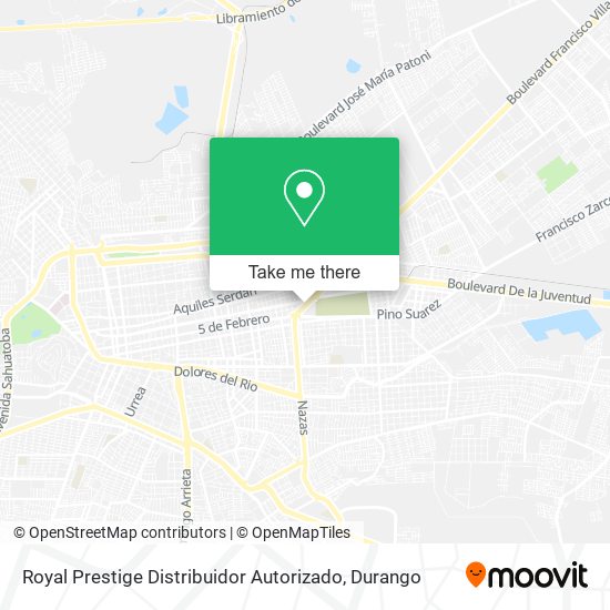 Royal Prestige Distribuidor Autorizado map