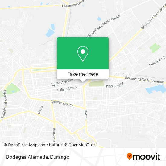 Mapa de Bodegas Alameda