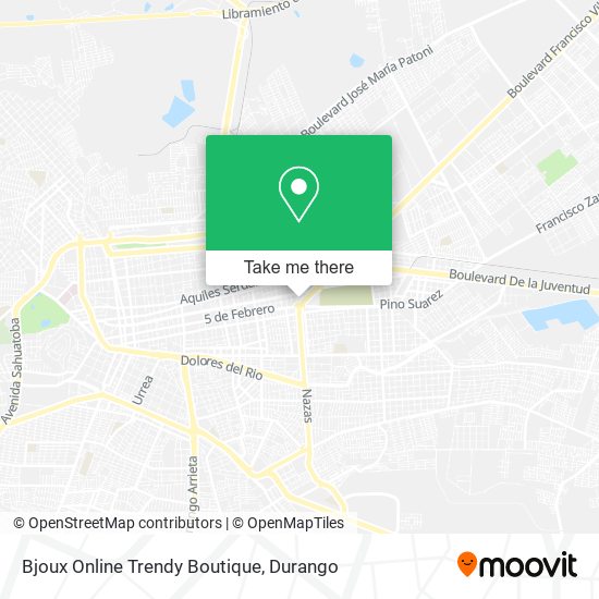 Bjoux Online Trendy Boutique map