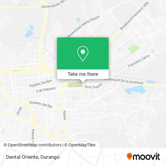 Dental Oriente map