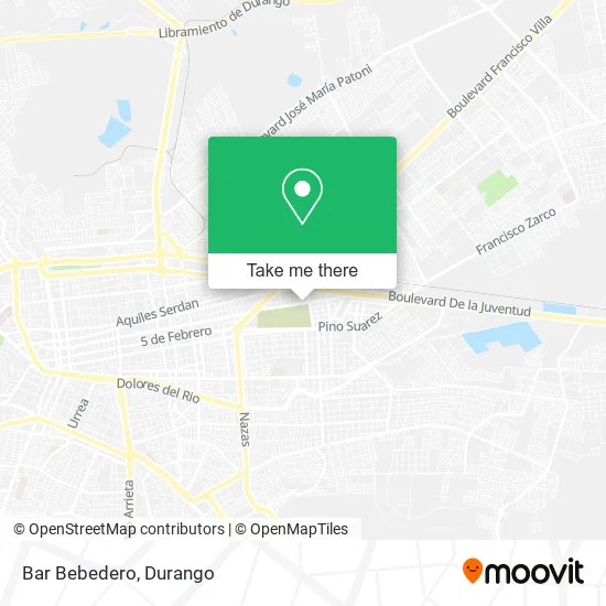 Mapa de Bar Bebedero